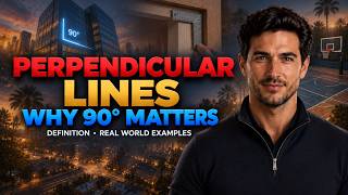 Geometry Perpendicular Lines in Real Life | Why 90° Angles Matter | Definition | Real World Examples