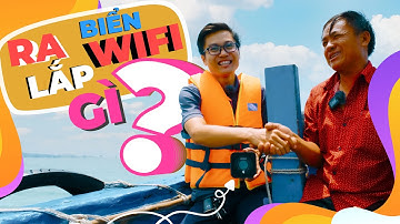 Sự thật khi đi biển dùng wifi mạnh như ở nhà? #wifishop #wifi #speed #4g #sim #sim4g