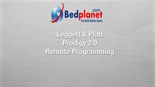 Famous Leggett & Platt Prodigy 2.0 Remote Programming Profile