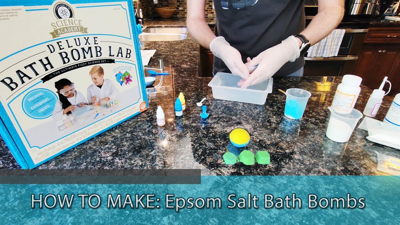 HOW TO MAKE Epsom Salt Bath Bomb Fun YouTube