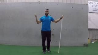 T-Spine mobility: windmill with stick