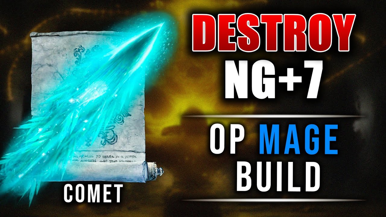Destroying Ng+7 Bosses with Ultimate Comet!!!(OP Magic Build)