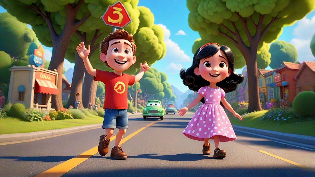 Vroom Vroom! 🚦 Car Ride Song | Educational Vehicle Rhyme for Kids