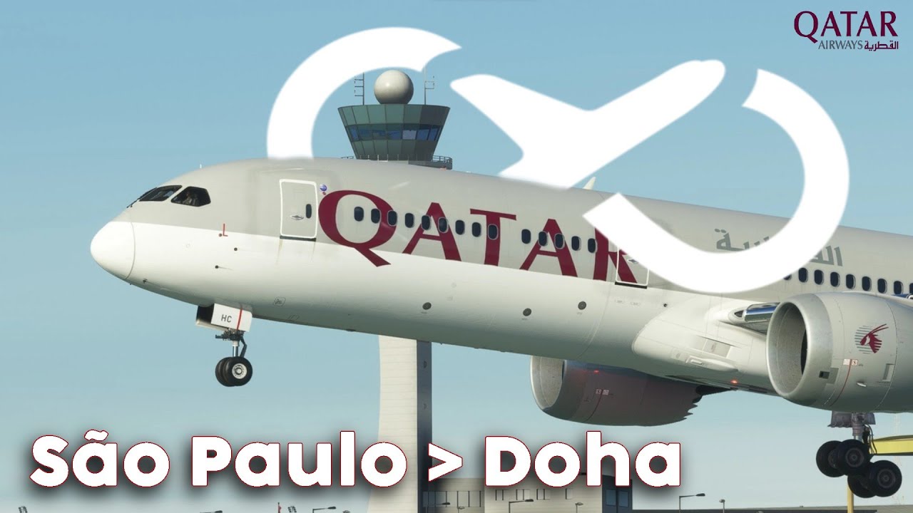 Infinite Flight Live: Qatar Airlines| São Paulo to Doha| Live Stream