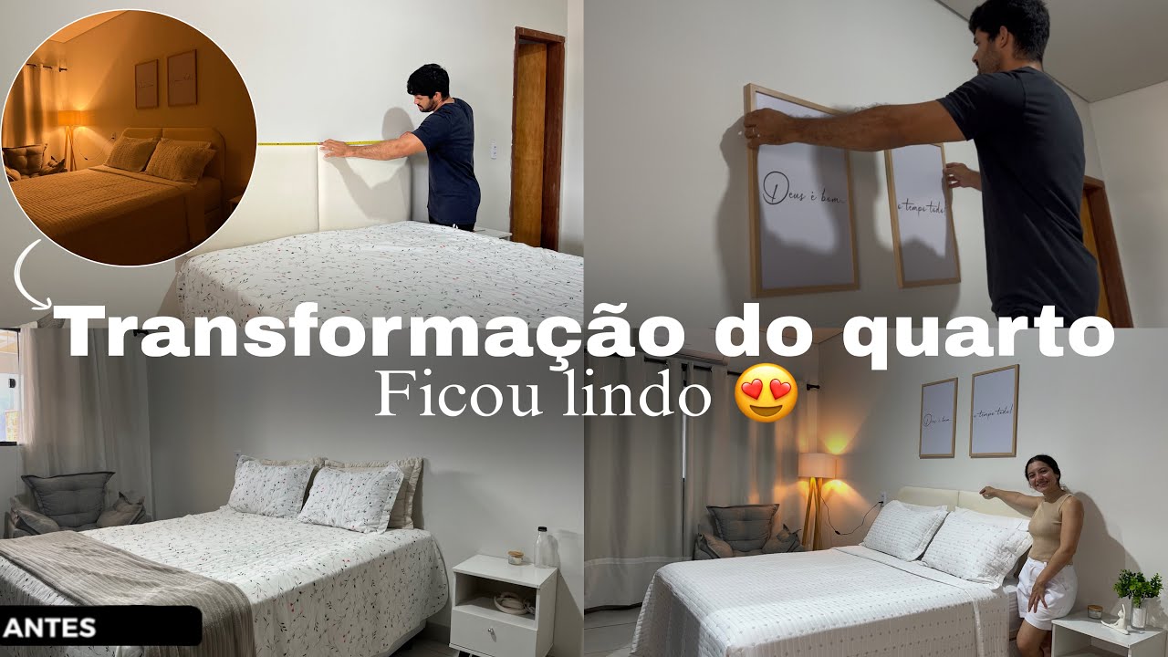 Transformamos nosso quarto com itens da Shopee | Olha como ficou lindo e aconchegante🥰