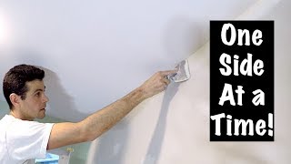 HOW TO COAT INSIDE CORNERS BY HAND (drywall)