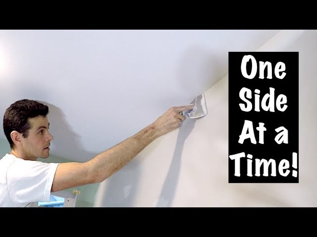 HOW TO COAT INSIDE CORNERS BY HAND (drywall)