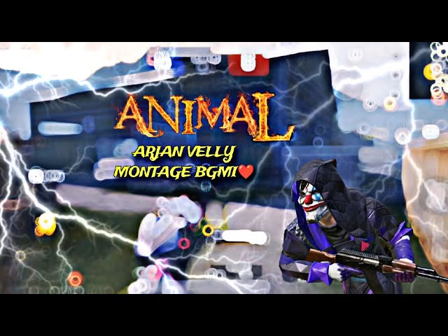 ANIMAL || ARJAN VELLY || BGMI MONTAGE💔 ANIMAL MOVIE || ARJAN VELLY SONG #shorts class=