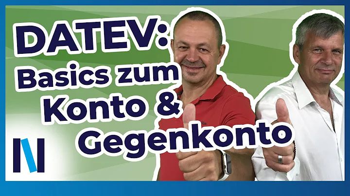 DATEV Office Accounting - The logic of the accounting technique: Account + Contra Account instead...