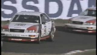 Audi V8 Quattro DTM 1990 -1991 dreifacher V8 Sieg durch Piloten H. Stuck, F. Biela, F. Jelinski