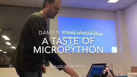 A Taste of MicroPython