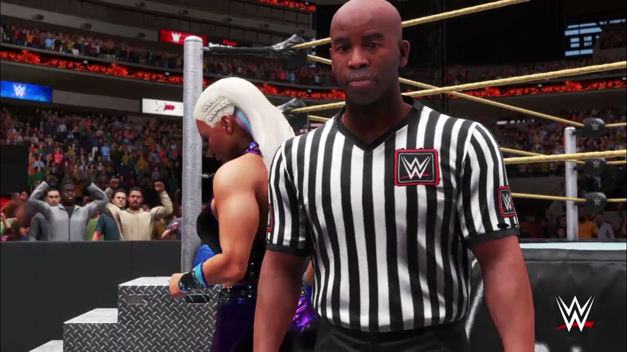 Referee Reggie just wants to join the celebration. YouTube