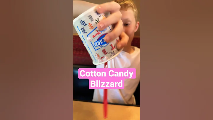 Dairy Queen Cotton Candy Review 🦄🍦🥶🍧