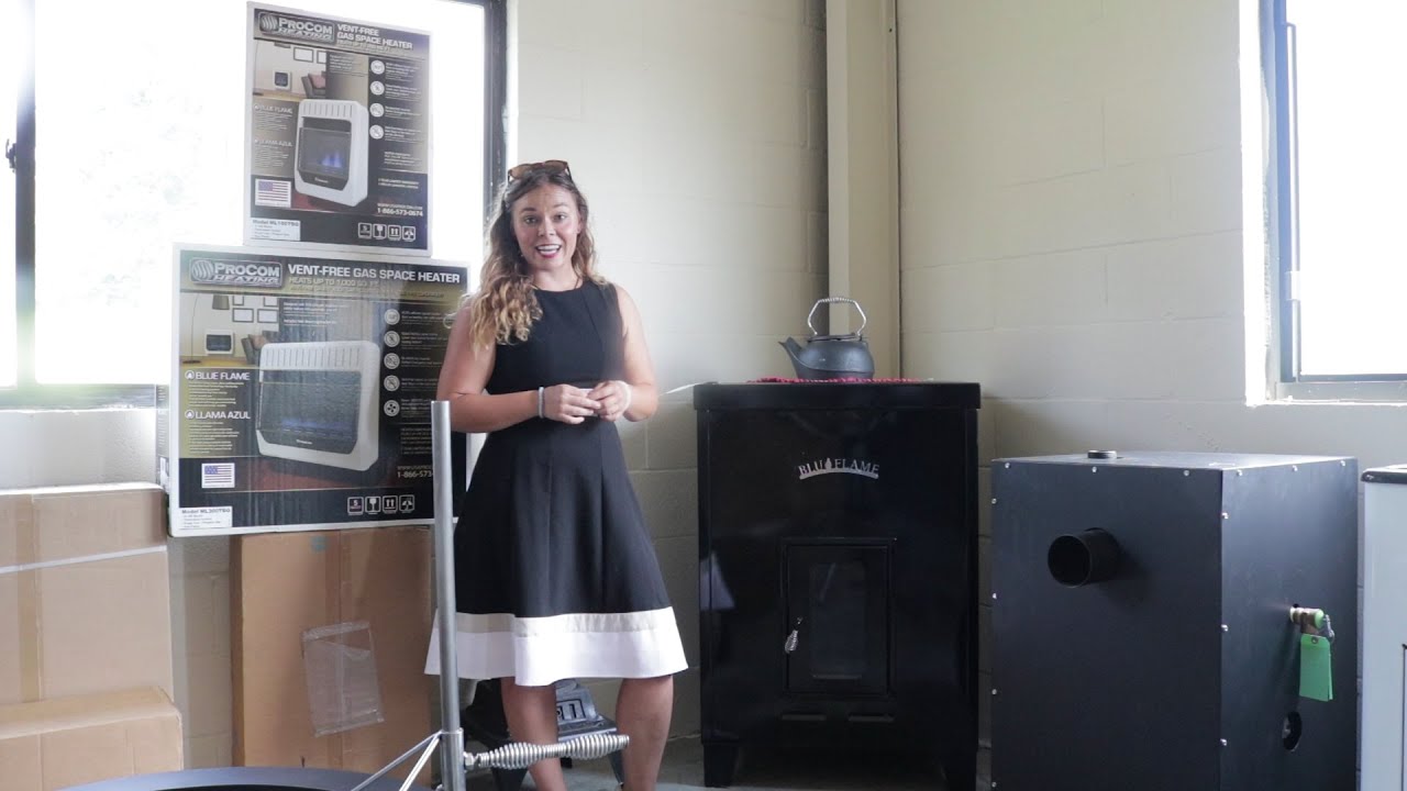 Blu Flame D56 Kerosene and Oil Stove – Amish built no electricity required  – Off Grid Oil Stove - YouTube