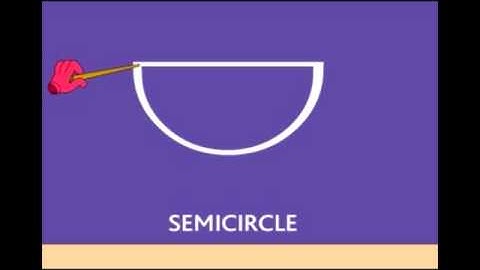 Learn Shapes - Semicircle