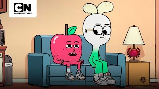 ALEGRÍA EN RESIDENCIA | MANZANA Y CEBOLLÍN | CARTOON NETWORK