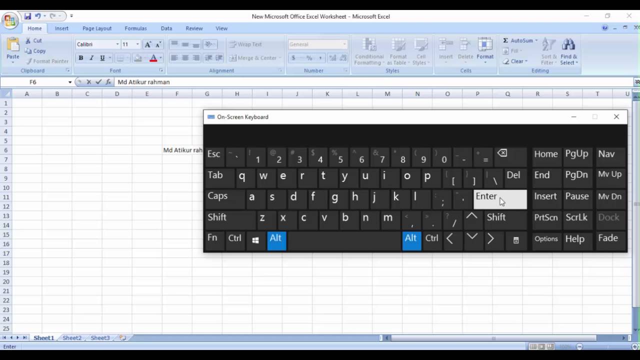 How to Insert New Line in Excel Cell YouTube