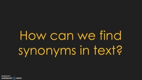 Context Clue: Synonym