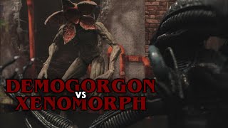The Demogorgon vs The Xenomorph Stop Motion (Alien vs Stranger Things)