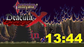Castlevania: Dracula X Any% Speedrun in 13:44 [Former World Record]