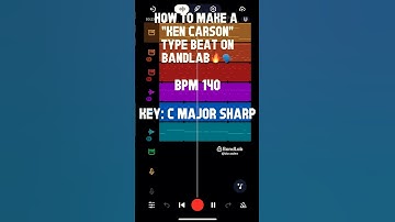 How to make a #kencarson #typebeat on #bandlab 🗣️🔥