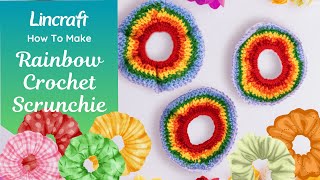 How To Make: Rainbow Hair Scrunchie