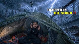 Alone in a Brutal Storm ⛈️I DIDN’T EXPECT THIS STORM TO BE THIS BAD