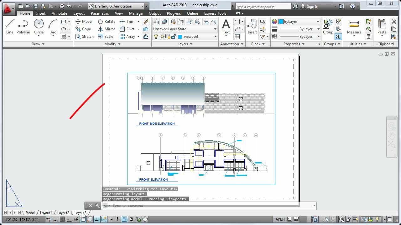 AutoCAD 2013 Tutorial How To Plot A Drawing Layout YouTube