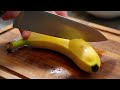 Satisfying Banana Slice | Kitchen ASMR & Food Prep