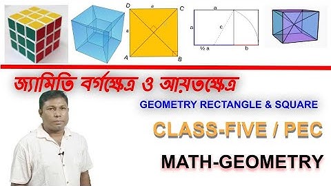 Class 5 Math Geometry| Square | Rectangle | PEC Geometry Basic | জ্যামিতি বর্গ & আয়ত | Tech Tutor BD