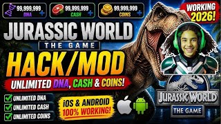 Jurassic World The Game Hack/Mod - Unlimited DNA, Cash & Coins (iOS & Android) 2026 screenshot 5