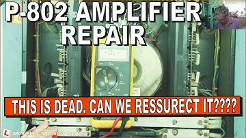 Musicson P-802 1600W Audio Amplifier Repair No Schematics