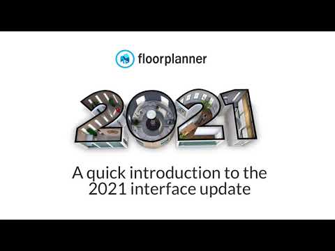 Introduction to the 2021 interface update of floorplanner.com