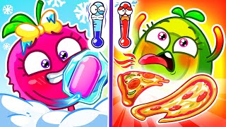 Hot and Cold  Don't Eat Too Many Cold Treats  Funny Story by VocaVoca Stories
