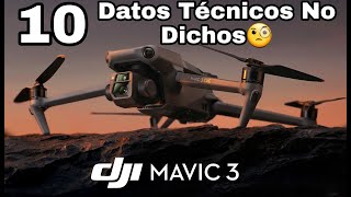 DJI MAVIC 3 - 10 DATOS TECNICOS NO MENCIONADOS en ESPAÑOL