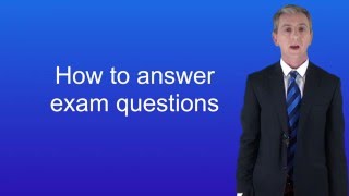 How to answer exam questions 2