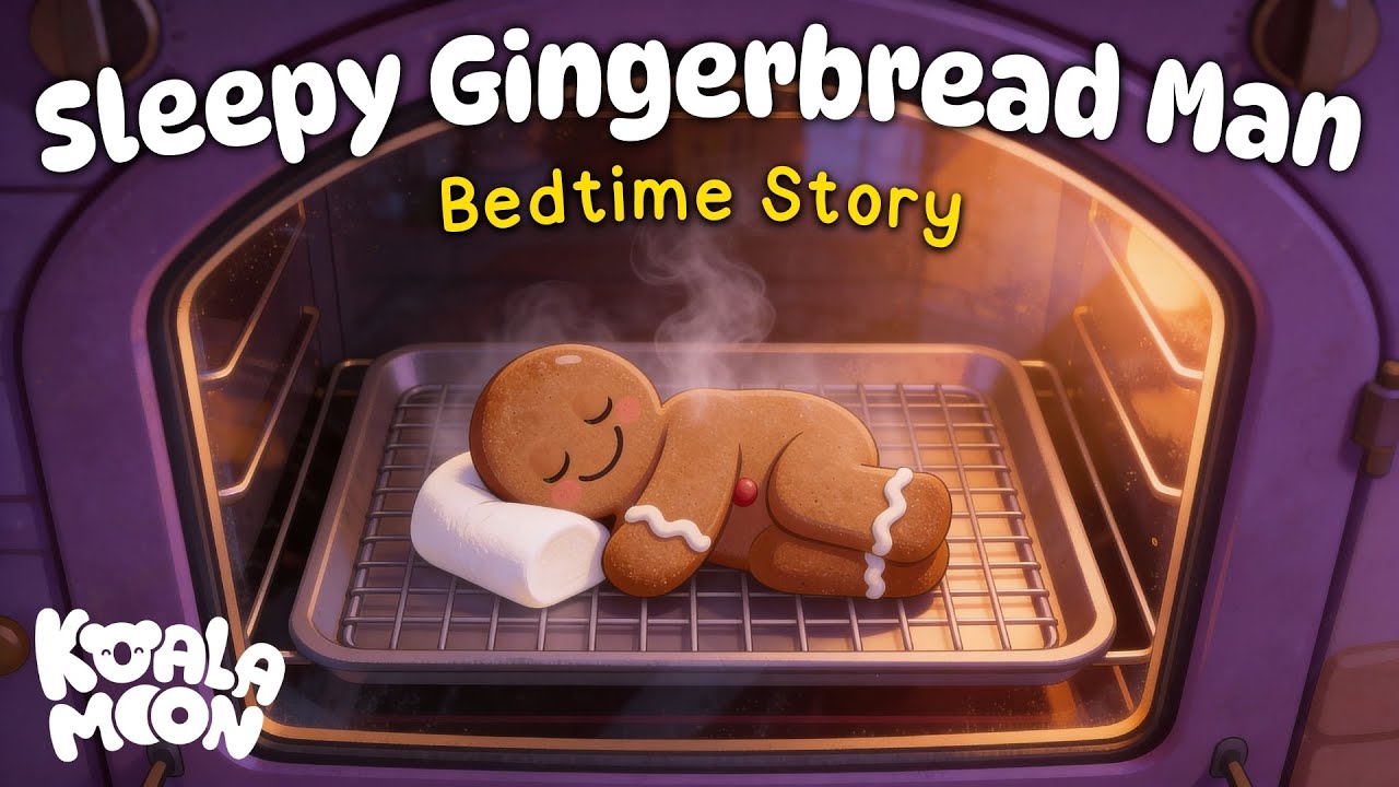 The Sleepy Gingerbread Man 💤 Cozy Bedtime Story for Kids 🌙