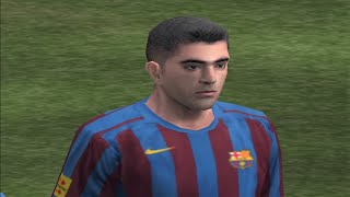 Pro Evolution Soccer 5 - FC Barcelona vs Real Madrid Gameplay (720p60fps)