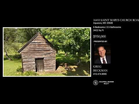 16410 Saint Marys Church Road, Aquasco, MD home video tour