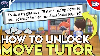 HOW TO UNLOCK THE MOVE TUTOR in Pokemon Brilliant Diamond and Shining Pearl