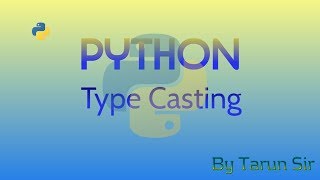 type casting in python