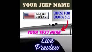 Perfect Jeep decal install in 10 minutes. No bubbles. No stress.