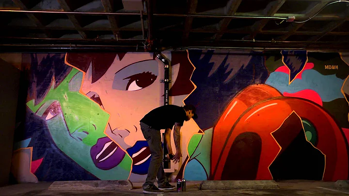 Liquitex Spray Paint, Acrylic Paint and Markers - John Moody