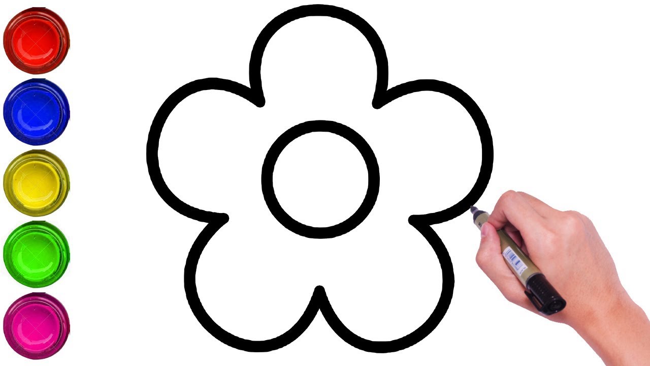 Buy flower drawing easy for kids> OFF-54%