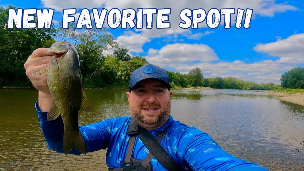 Fishing for Smallmouth Bass in the White River!!