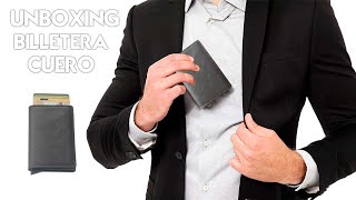 Unboxing Billetera Para Hombre Minimalista Con Protección Rfid - Comprapolis