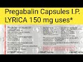 LYRICA150 mg Pregabalin, Capsules I.p ( जानिये info