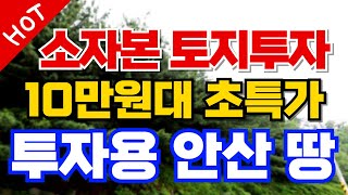 소자본 토지투자 10만원대 초특가! 투자용 안산 땅 010-3391-6663