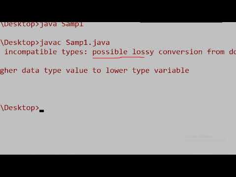 Java 11.Explicit Type Conversions
