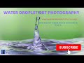 Water droplet photography on a budget